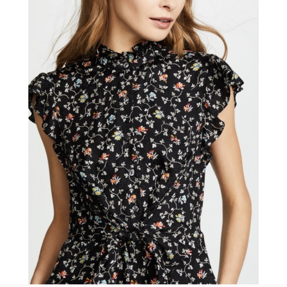 Rebecca Taylor SL Vine Jumpsuit - Size 10 - Picture 2 of 14
